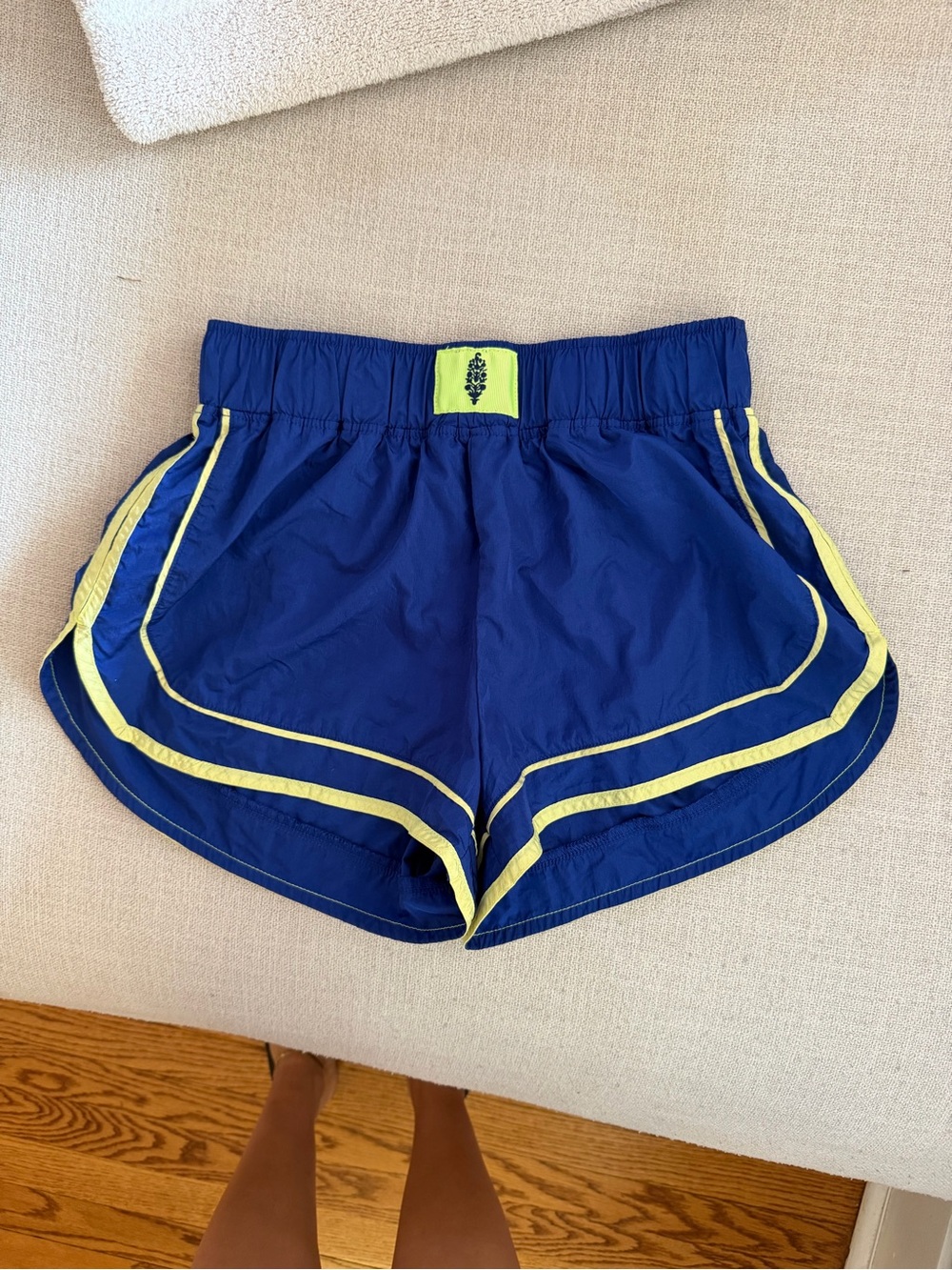 Free People Varsity Blues Shorts S